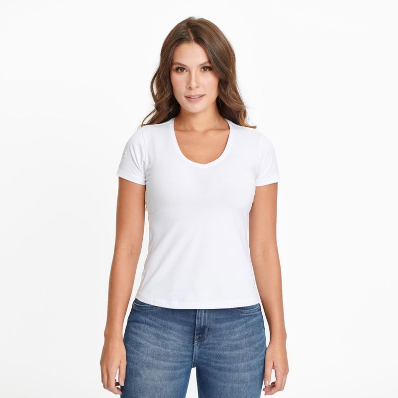 CAMISETA ALGODÓN PREMIUM MUJER