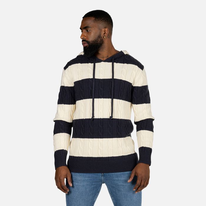 Sweater Cerrado Color Negro Para Hombre