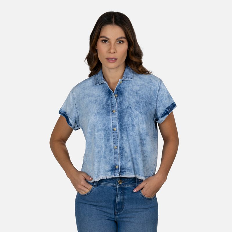 Camisas de chambray para dama sale