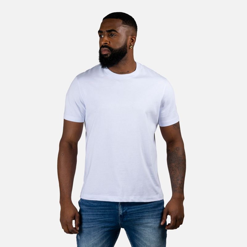 CAMISETA MANGA CORTA COLOR BLANCO PARA HOMBRE QUEST