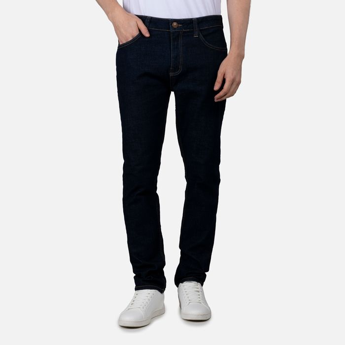 Jean Slim Color Azul Industry Para Hombre