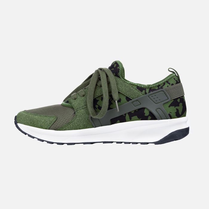 Zapatos Deportivo Color Verde Militar Para Hombre