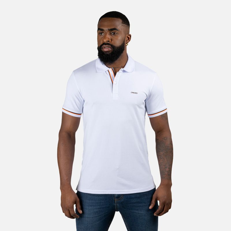 POLO MANGA CORTA COLOR BLANCO PARA HOMBRE QUEST