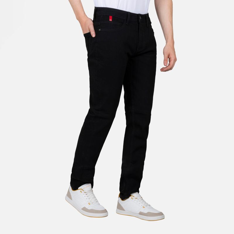 Pantalones color negro para hombre cheap