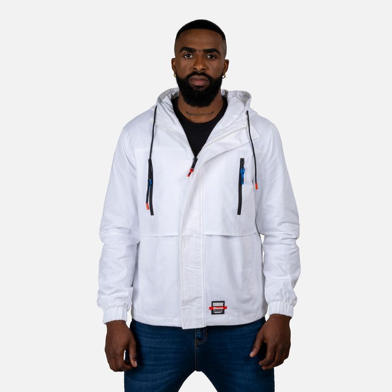 CHAQUETA ROMPEVIENTOS COLOR BLANCO PARA HOMBRE QUEST