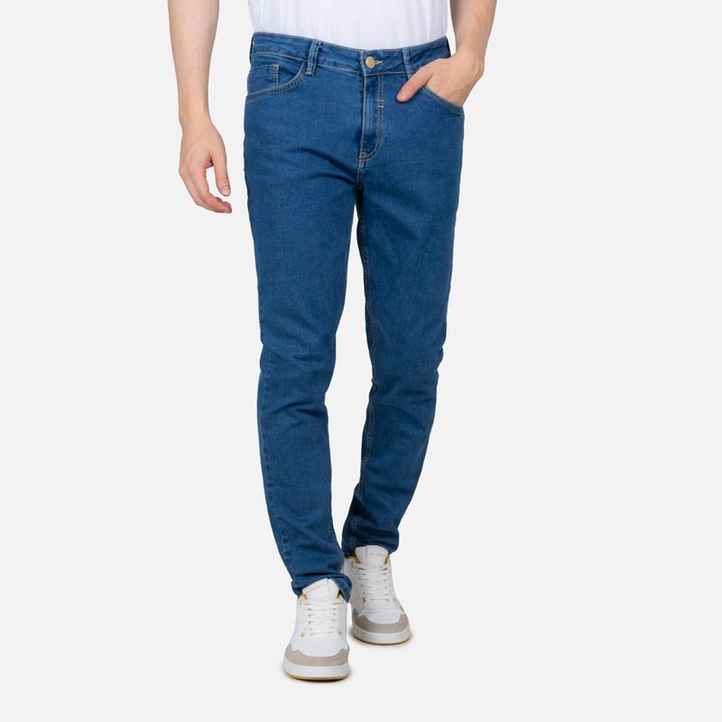 JEAN SLIM COLOR AZU MEDIO CLARO PARA HOMBRE QUEST