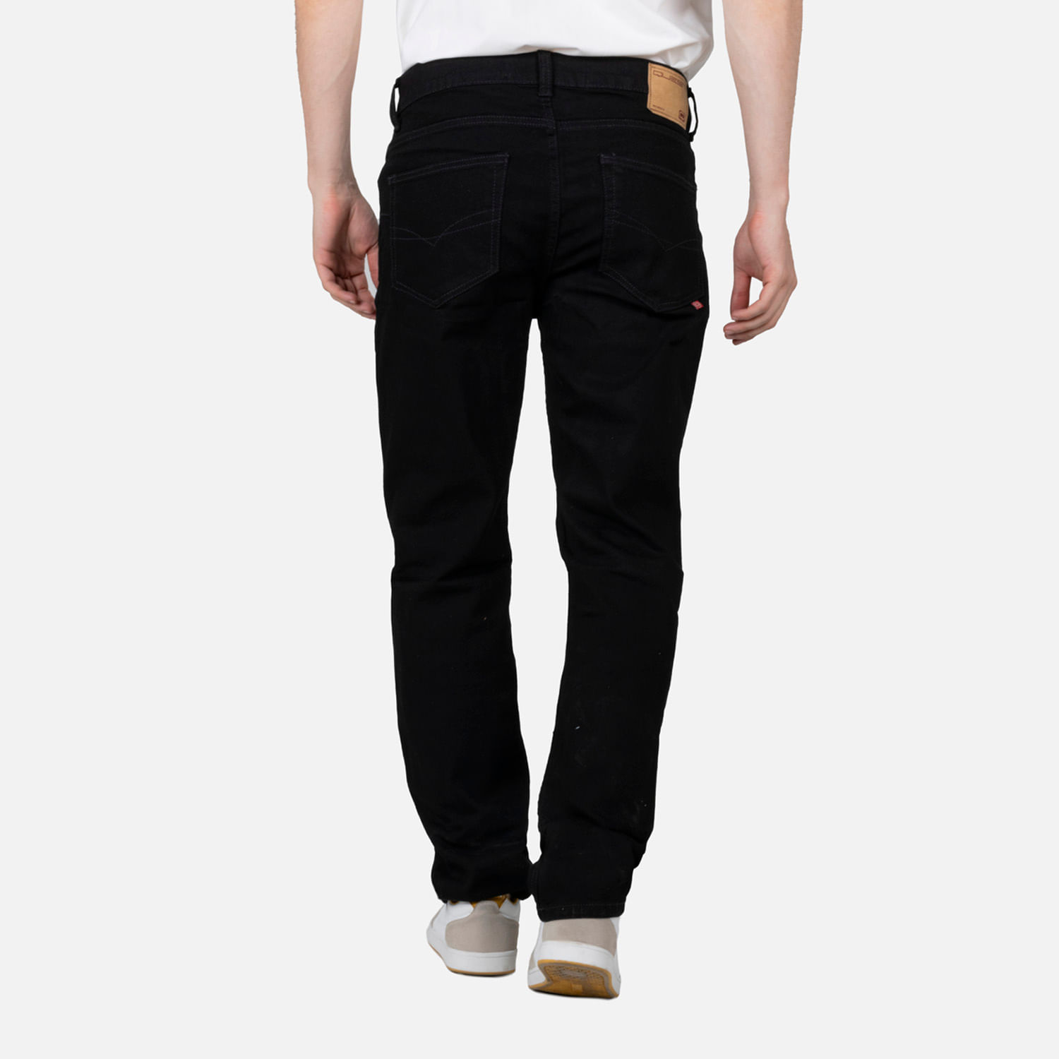 Jeans color orders negro hombre