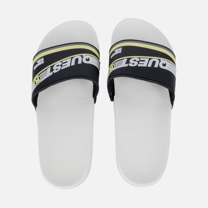 Sandalias Tipo Pala Color Blanco Para Hombre