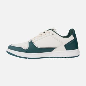 Zapatos Tenis Color Blanco - Verde Para Hombre
