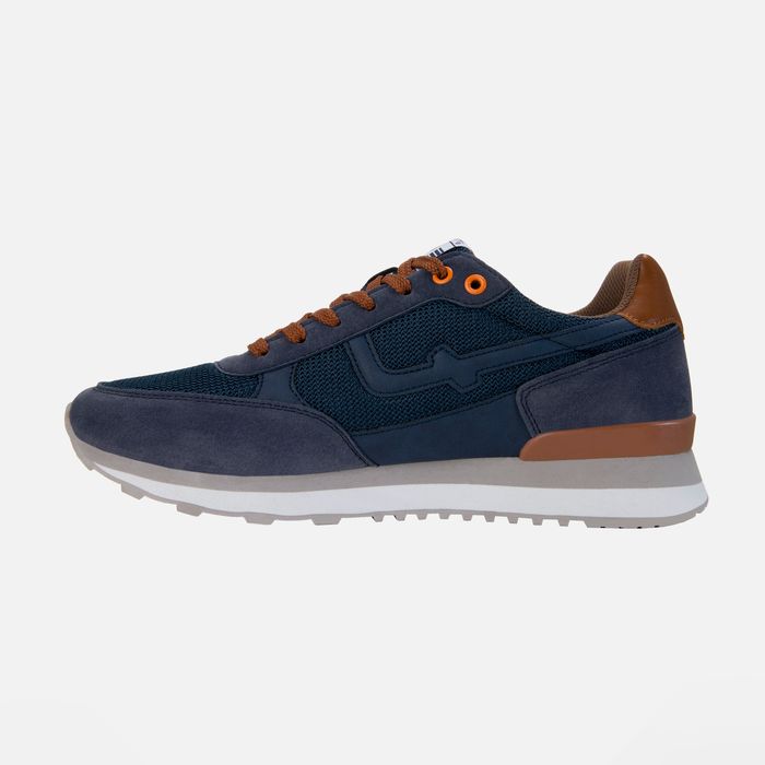 Zapatos Casual Formal Color Azul Oscuro Para Hombre