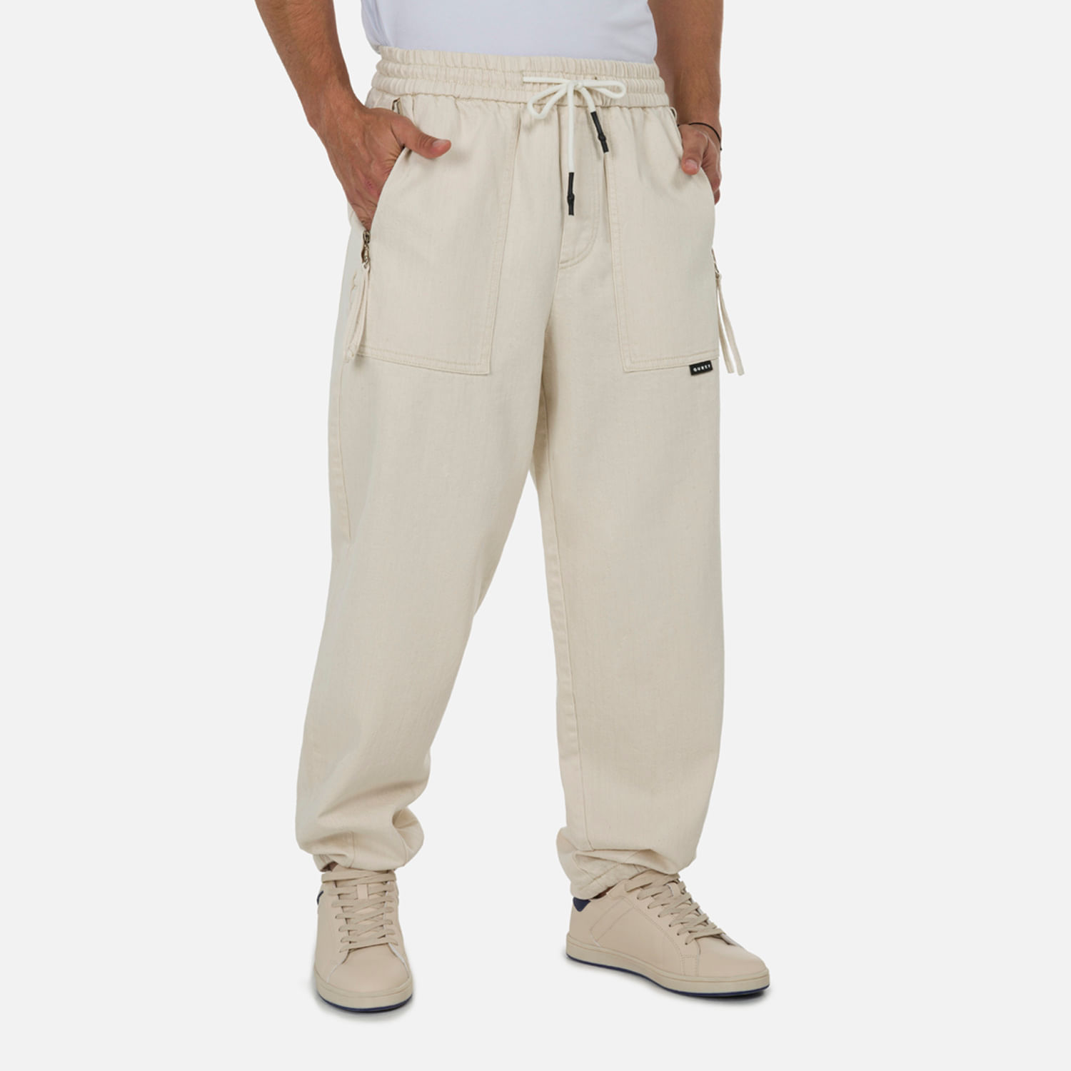 Pantalon Jogg Color Crudo Para Hombre