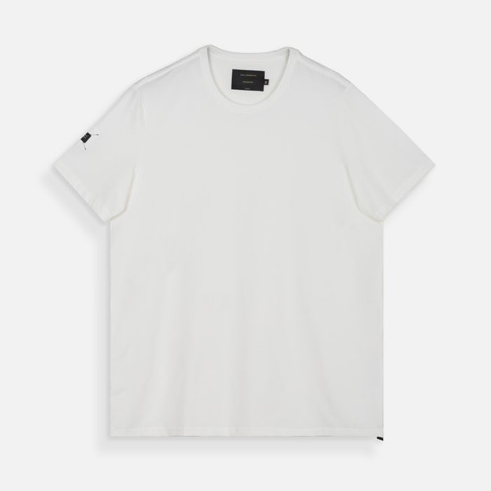 Camiseta Slim Manga Corta Color Ivory Para Hombre