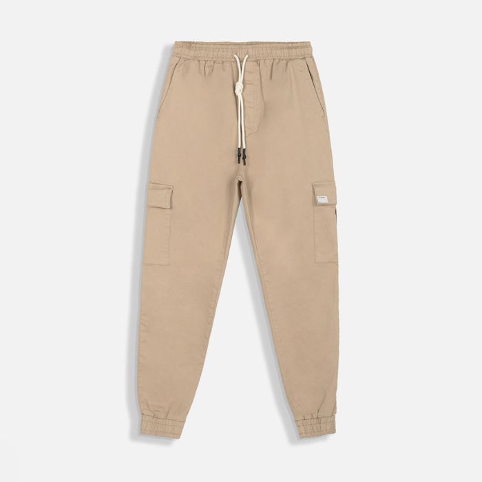 Pantalon Cargo Color Beige Para Hombre