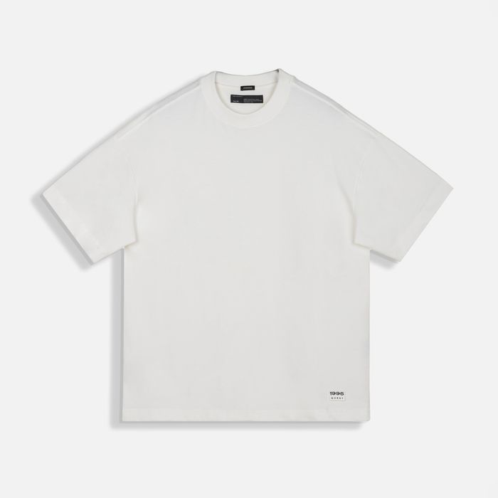 Camiseta Manga Corta Color Ivory Para Hombre