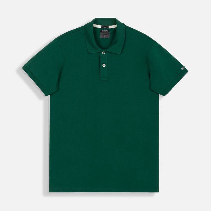 Polo Manga Corta Color Verde Adidas Para Hombre