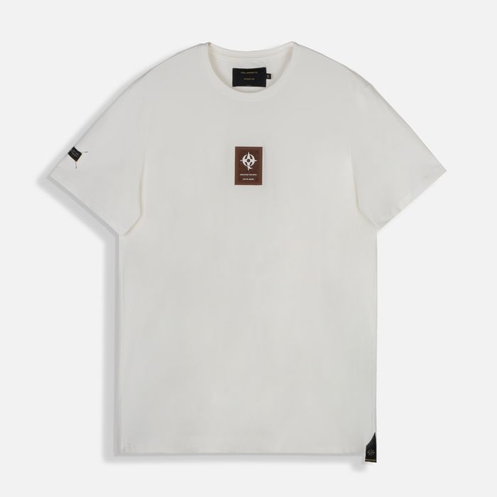 Camiseta Premium Manga Corta Color Ivory Marfil Para Hombre