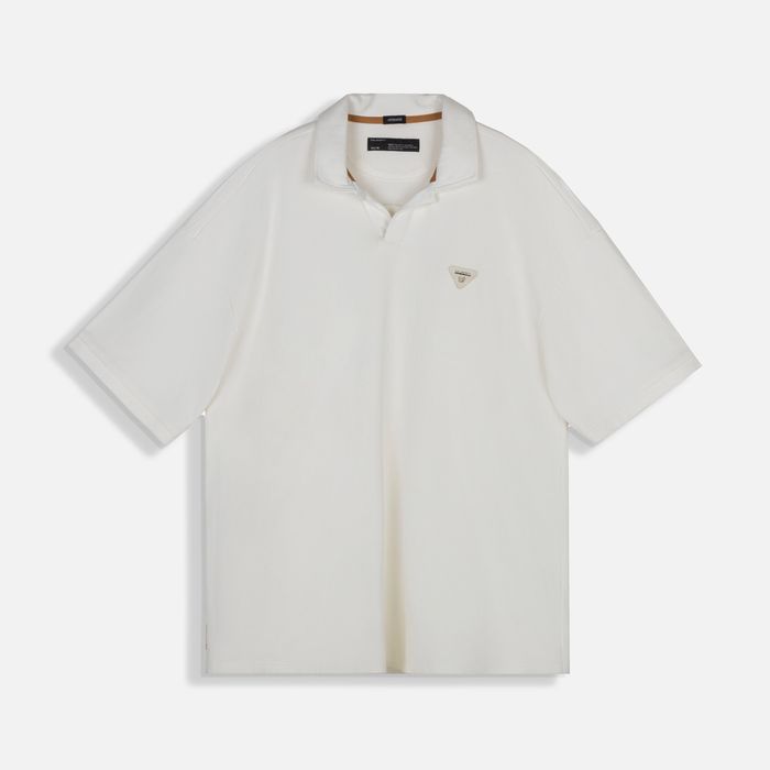 Polo Manga Corta Color Ivory Para Hombre