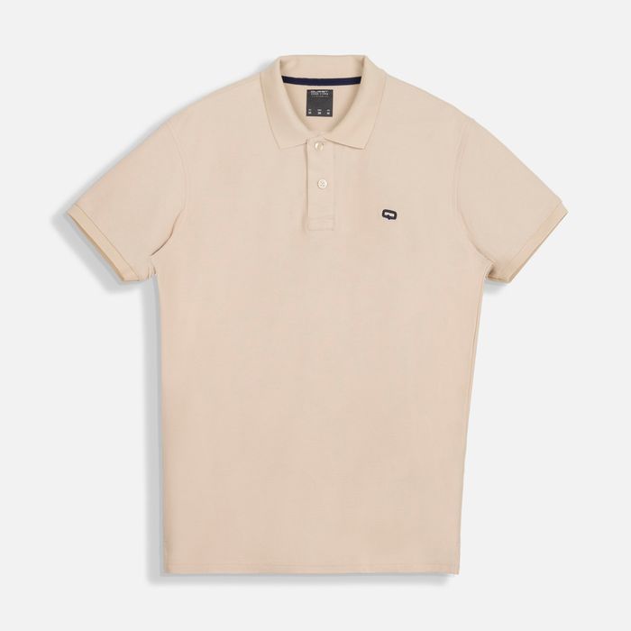 Polo Slim Color Avena Para Hombre