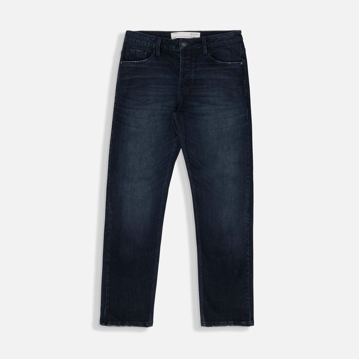 Jean Regular Color Azul Oscuro Para Hombre