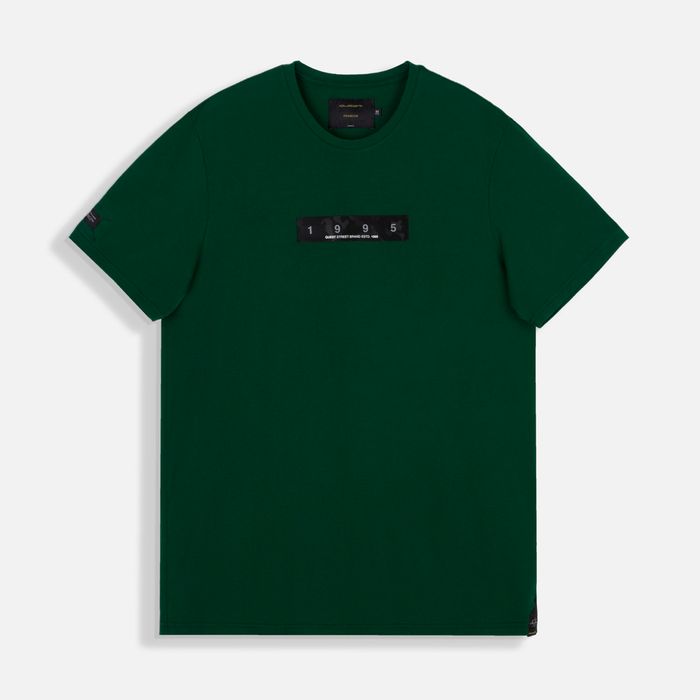 Camiseta Premium Manga Corta Color Verde Para Hombre