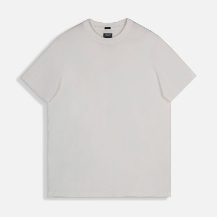 Camiseta Manga Corta Color Crudo Para Hombre