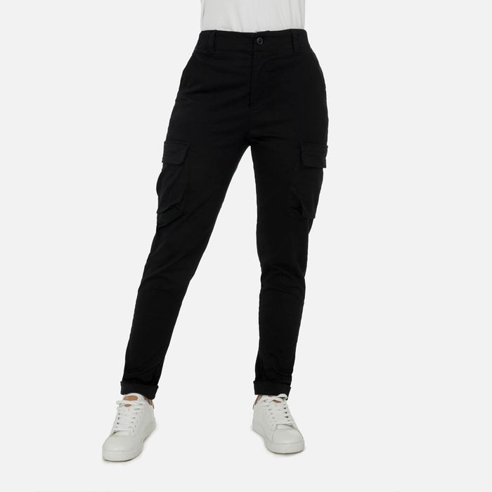 Pantalon Tipo Chino Color Negro Para Mujer