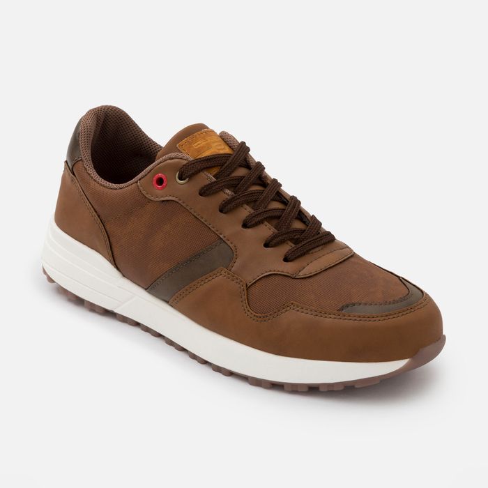 Zapatos Casual Formal Color Miel Para Hombre