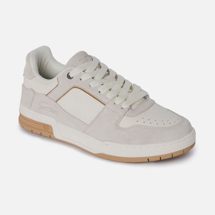 Zapatos Tenis By Cuadrado Color Ivory Para Hombre