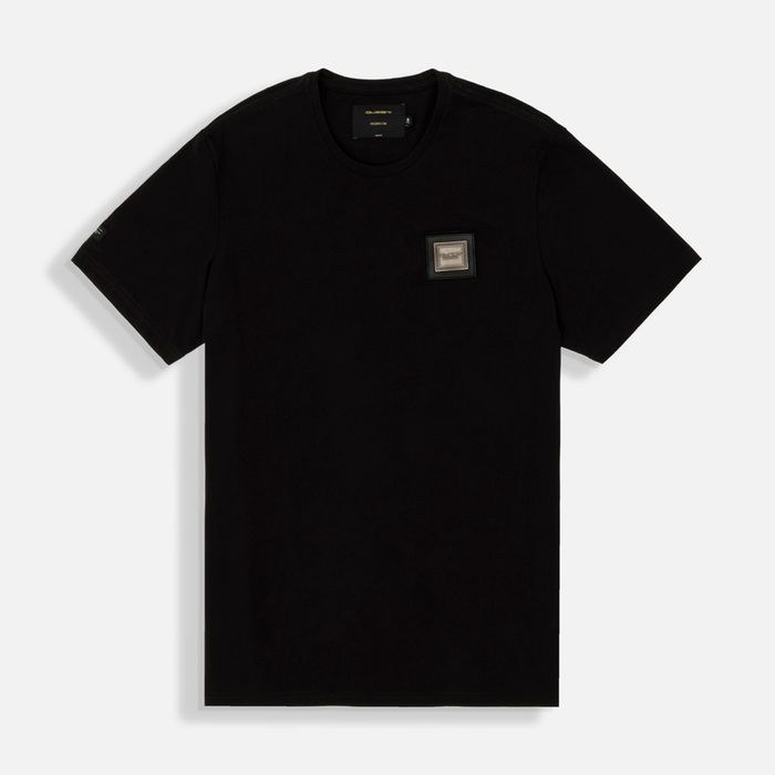 Camiseta Premium Manga Corta Color Negro Para Hombre