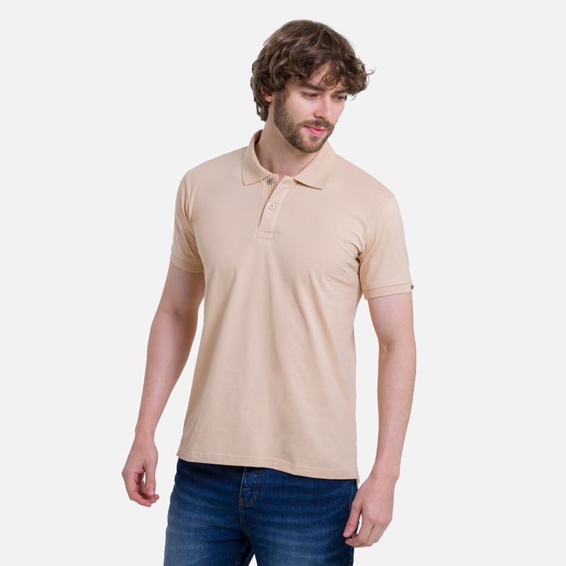 Polo beige hombre online