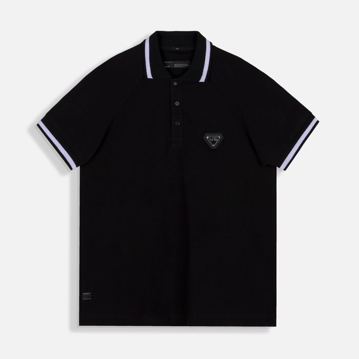 Polo Manga Corta Color Negro Para Hombre