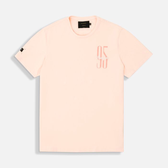 Camiseta Premium Manga Corta Color Peach Parfait Para Hombre