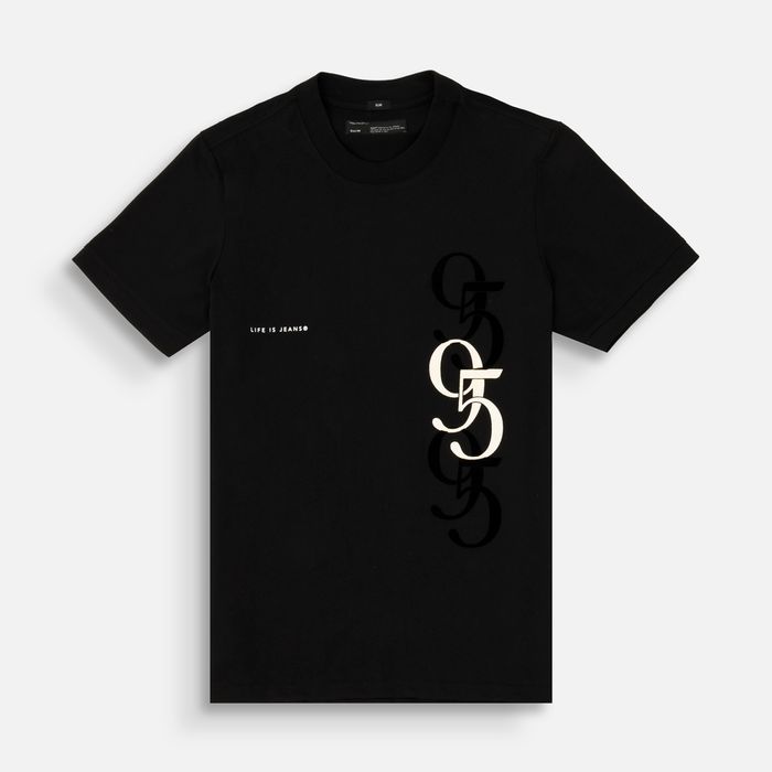 Camiseta Manga Corta Color Negro Para Hombre