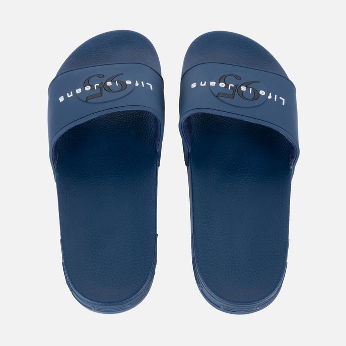 Sandalias Tipo Pala Color Azul Oscuro Para Hombre