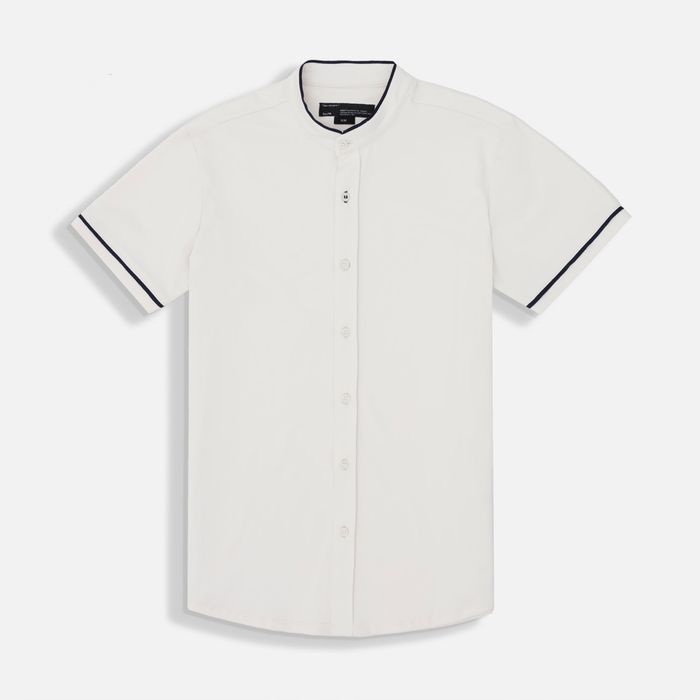 Polo Manga Corta Color Ivory Para Hombre