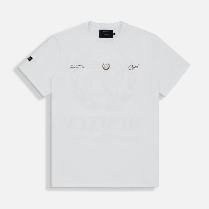 Camiseta Premium Manga Corta Color Blanco Blanco Para Hombre