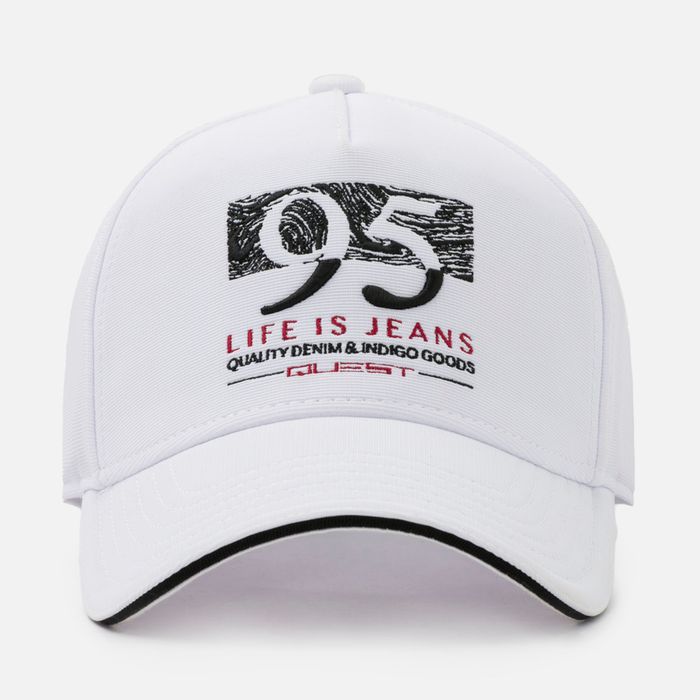 Gorra Beisbolera Color Blanco Para Hombre