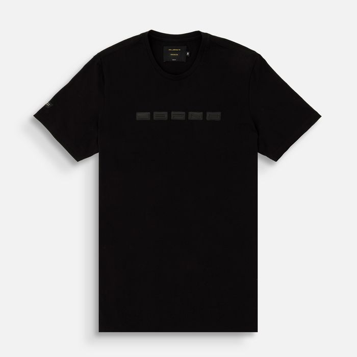 Camiseta Premium Manga Corta Color Negro Para Hombre