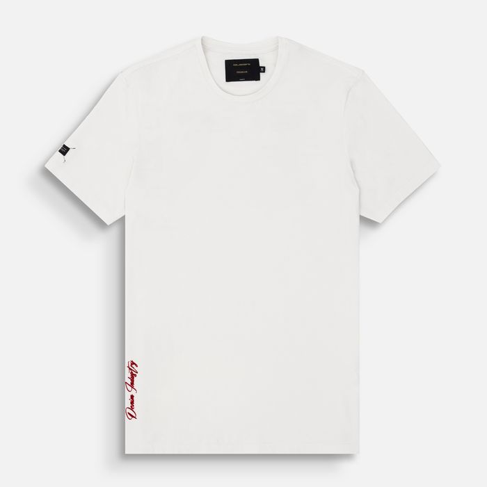 Camiseta Premium Manga Corta Color Ivory Para Hombre