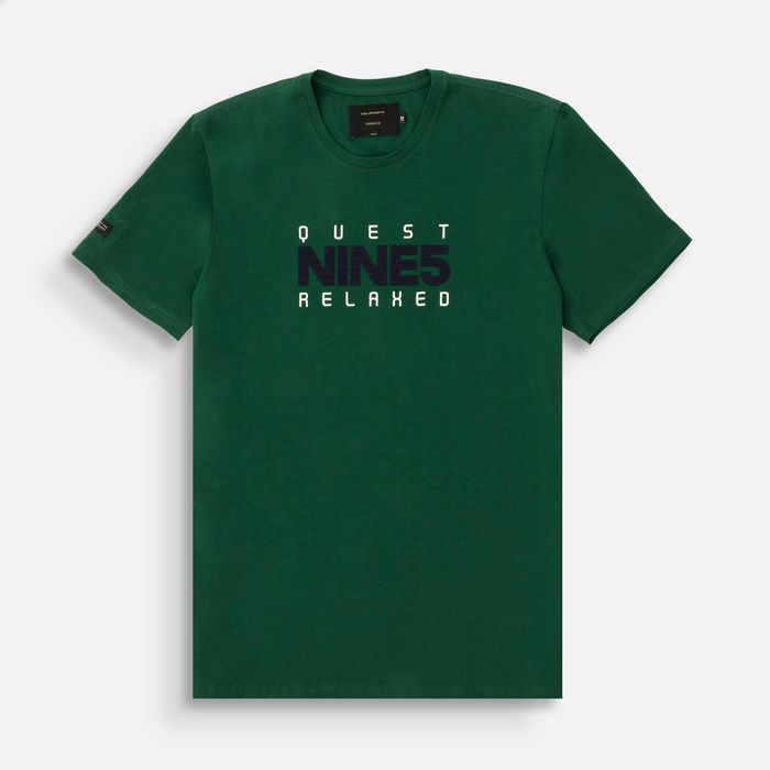 Camiseta Premium Manga Corta Color Verde Para Hombre