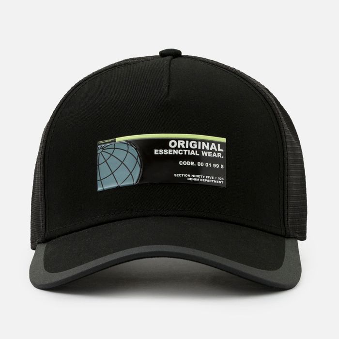 Gorra Camionera Color Negro Para Hombre