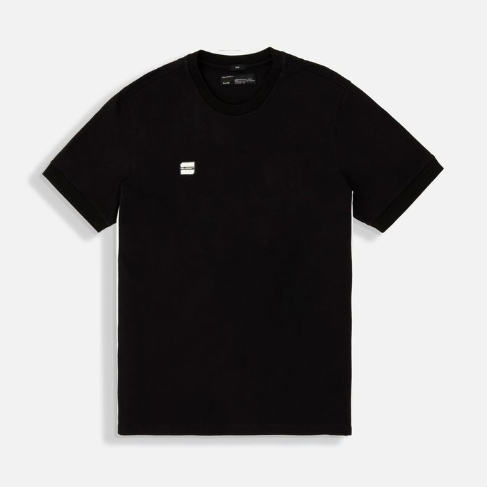 Camiseta Manga Corta Color Negro Para Hombre