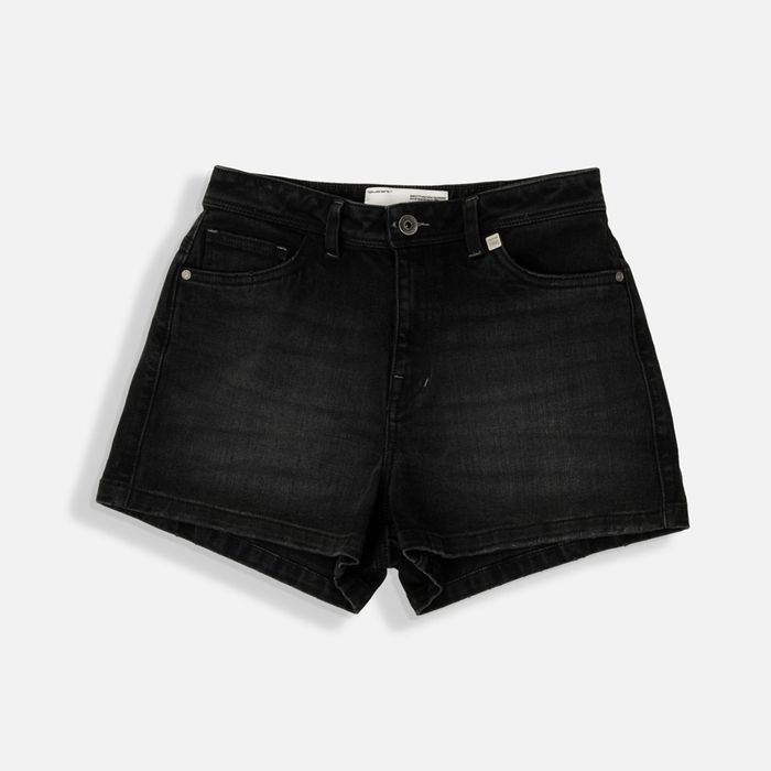 Short 5 Bolsillos Color Negro Para Mujer