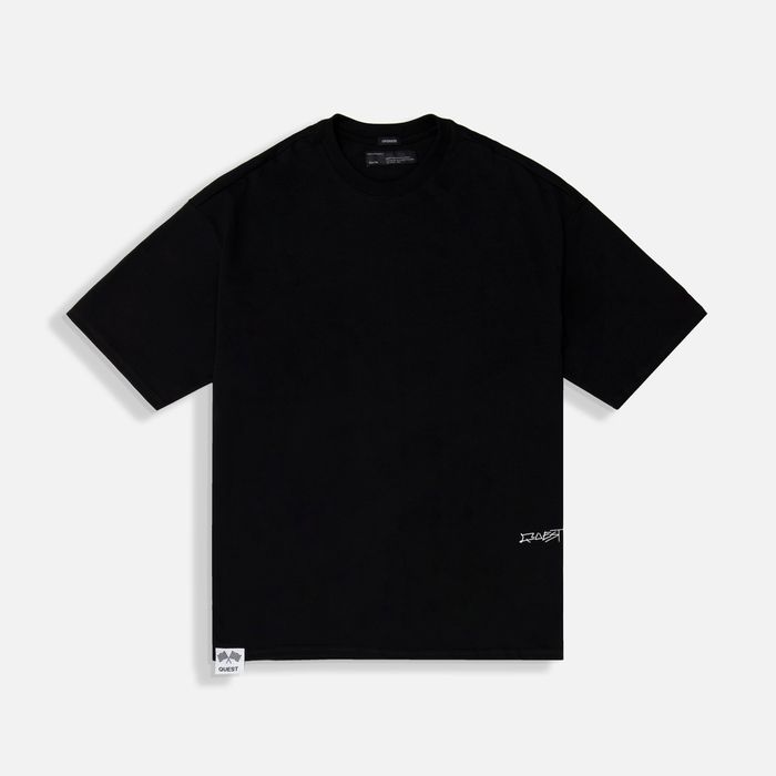 Camiseta Manga Corta Color Negro Para Hombre