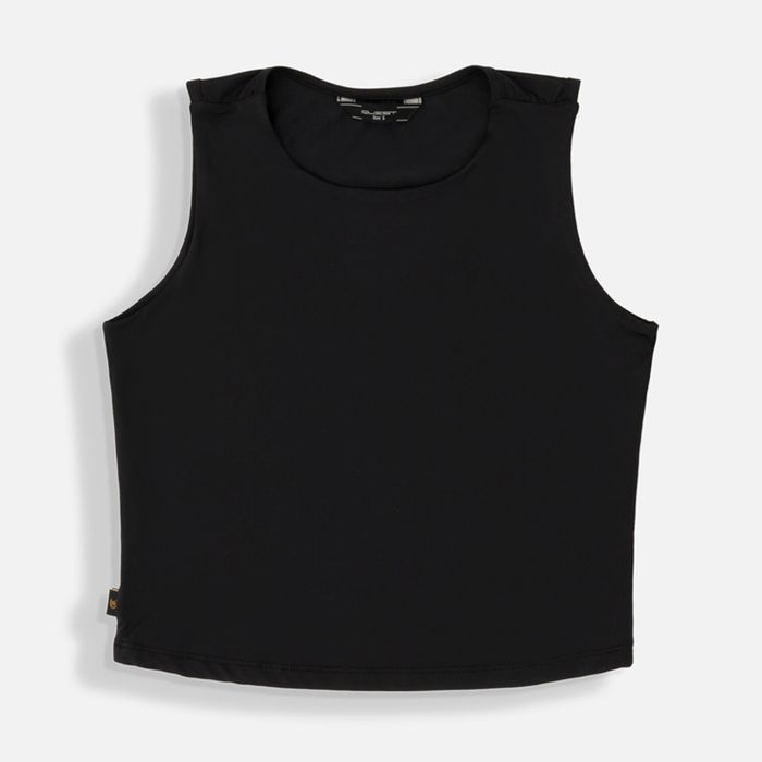 Camiseta Manga Sisa Color Negro Para Mujer