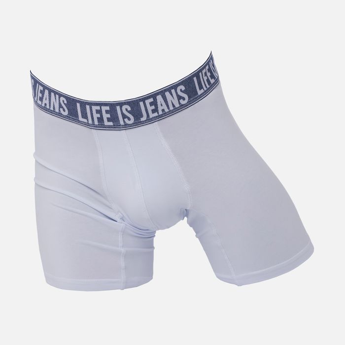 Ropa Interior Boxer Color Blanco Blanco Para Hombre