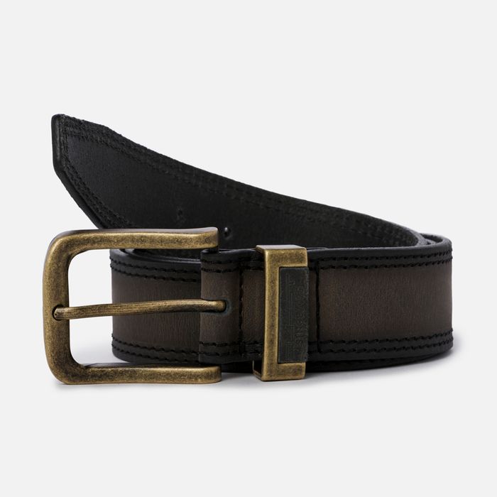 Correa Cuero Color Negro Para Hombre