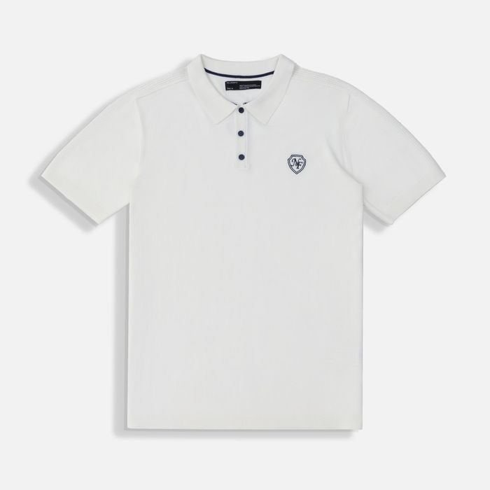 Polo Manga Corta Color Ivory Para Hombre
