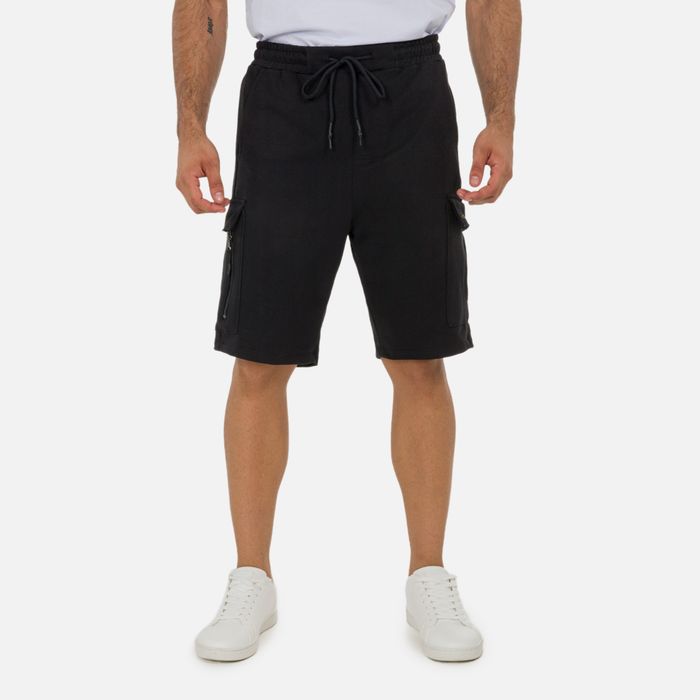 Bermuda Cargo Color Negro Para Hombre