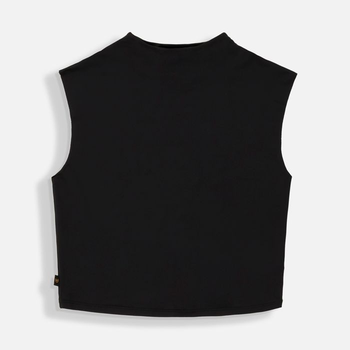 Camiseta Manga Sisa Color Negro Para Mujer